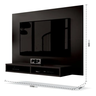 Painel para TV Até 43 Polegada com 2 Nichos  New Faro Preto - 3