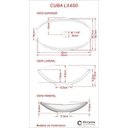 Ver imagem 5 de Conjunto Bancada para Banheiro 80cm com Cuba Canoa L45 800W Metrópole Marrom/Carvalho Dark