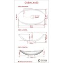 Ver imagem 5 de Conjunto Bancada para Banheiro 80cm com Cuba Canoa L45 800W Metrópole Preto/Ônix