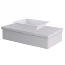 Ver imagem 3 de Conjunto Bancada para Banheiro 80cm com Cuba Rt45 800W Metrópole 