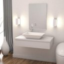 Ver imagem 1 de Conjunto Bancada para Banheiro 80cm com Cuba Rt45 800W Metrópole 