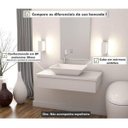Ver imagem 6 de Conjunto Bancada para Banheiro 80cm com Cuba RT45 800W Metrópole Branco/Chess