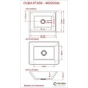 Ver imagem 5 de Conjunto Bancada para Banheiro 80cm com Cuba Rt45 800W Metrópole 