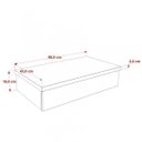 Ver imagem 4 de Conjunto Bancada para Banheiro 80cm com Cuba Rt45 800W Metrópole 