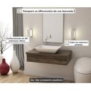 Ver imagem 6 de Conjunto Bancada para Banheiro 80cm com Cuba Rt45 800W Metrópole 