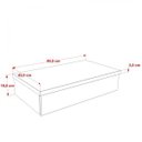 Ver imagem 4 de Conjunto Bancada para Banheiro 80cm com Cuba Rt45 800W Metrópole 