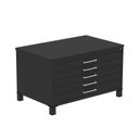 Ver imagem 2 de Mapoteca Mont 5 Gavetas 71,3cm x 120,4cm Aço Preto