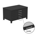 Ver imagem 5 de Mapoteca Mont 5 Gavetas 71,3cm x 120,4cm Aço Preto