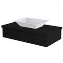 Ver imagem 3 de Conjunto Bancada para Banheiro 80cm com Cuba RT45 800W Metrópole Preto/Onix