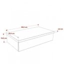 Ver imagem 4 de Conjunto Bancada para Banheiro 80cm com Cuba Rt45 800W Metrópole 