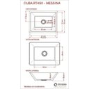 Ver imagem 5 de Conjunto Bancada para Banheiro 80cm com Cuba RT45 800W Metrópole Preto/Onix