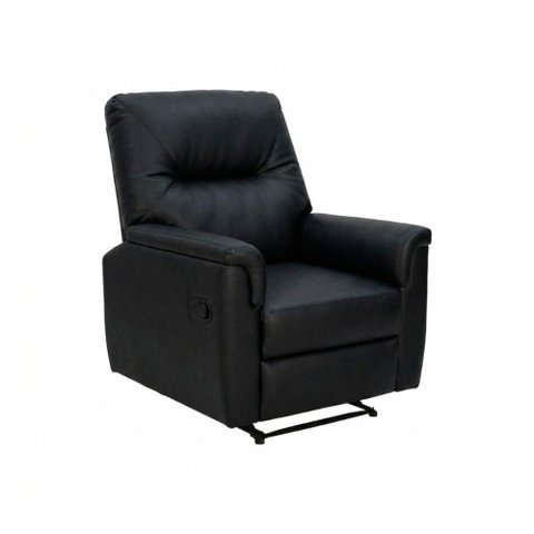 Poltrona do Papai Reclinável Corvette Artplas Caramelo Matrix Cor:courino Preto