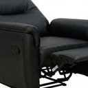 Ver imagem 6 de Poltrona do Papai Reclinável Corvette Artplas Caramelo Matrix Cor:courino Preto