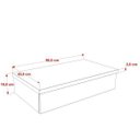 Ver imagem 4 de Conjunto Bancada para Banheiro 80cm com Cuba RT45 800W Metrópole Branco/Snow