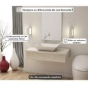 Ver imagem 6 de Conjunto Bancada para Banheiro 80cm com Cuba Rt45 800W Metrópole