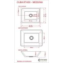 Ver imagem 5 de Conjunto Bancada para Banheiro 80cm com Cuba Rt45 800W Metrópole