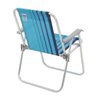 Cadeira de Praia Camping Alumínio Samoa Cores Tramontina Cor:azul Azul - 5