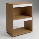 Ver imagem 5 de Balcão Cooktop Ariana Cozinha Compacta com Nichos para Micro-Ondas Amêndoa Branco - Desk Design