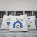 Ver imagem 5 de Kit Capas Almofadas Decorativas Formas Lisas 45x45 ID Decor Minimalista