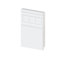 Ver imagem 1 de Rodapé Poliestireno 15cm Branco 53115 Arquitech Versalhes