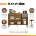 Ver imagem 6 de Balcão de Cozinha 1,20m 3 Portas 1 Gaveta Surya