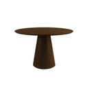Ver imagem 2 de Mesa de Jantar Muniz Redonda Madeira Maciça 120cm Chocolate