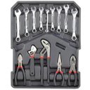 Ver imagem 2 de Kit Maleta de Ferramentas 184 Peças Cromo Vanadium com Rodas