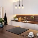 Ver imagem 2 de Pendente Industrial Cabo Tecido Triplo Cq E27 Vintage:preto