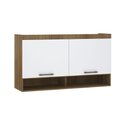 Ver imagem 1 de Armário Aéreo Maleiro Modulado 145cm 2 Portas Basculantes Paris Luciane Móveis
