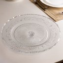Ver imagem 5 de Prato de Vidro para Bolo com Pé Angel 33X33cm X 10,5cm | Lyor