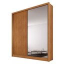 Ver imagem 1 de Guarda Roupa Casal Toledo 2 Portas 1 com Espelho 3 Gavetas Cinamomo - Novo Horizonte