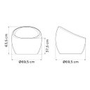 Ver imagem 6 de Poltrona Tramontina Oca em Polietileno Amarelo Tucano