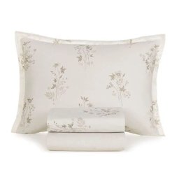 Jogo de Cama Casal Estampa Corinne 4 Pcs 160 Fios Karsten - 4