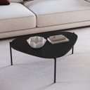 Ver imagem 1 de Mesa de Centro Orgânica 77cm Pé de Metal 28014 Artesano