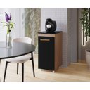 Ver imagem 4 de Balcão Multiuso 83cm 1 Porta Zara - Savana/preto Móblis