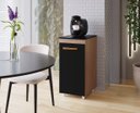 Ver imagem 4 de Balcão Multiuso 83cm 1 Porta Zara - Savana/preto Móblis