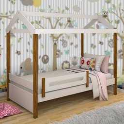 Cama Casa Eliz Branco/mel - 1