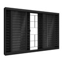 Ver imagem 1 de Janela Aco Veneziana C/g 100 X 12 X 200cm Preta - Riobras