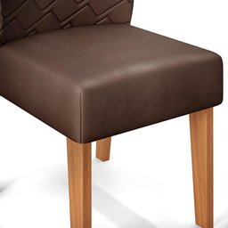 Conjunto 4 Cadeiras Lidia Carvalho Nobre/Moca - PR Móveis - 5