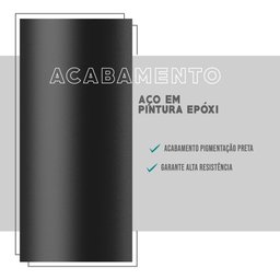 Conjunto 2 Cadeiras de Jantar Lux 1741 Carraro Grafite/Preto - 6