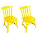 Ver imagem 1 de Kit 2 Cadeiras Infantil Country Amarela
