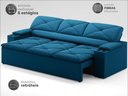Ver imagem 3 de Sofá com Porta Copos Retrátil e Reclinável Pop 2,05m Velosuede Royal - Netsofas