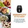 Elite Gourmet Air Fryer Elétrica 6.5qt, Fritadeira Saudável sem Óleo (preta) - 6