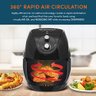 Elite Gourmet Air Fryer Elétrica 6.5qt, Fritadeira Saudável sem Óleo (preta) - 8