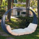 Ver imagem 1 de Big Balanço Tailândia em Alumínio Almofadas Trama Original Pedra Ferro