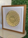 Ver imagem 4 de Quadro Decorativo Religioso 33x33 Oração Pai do Nosso Luz LED Vidro