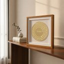 Ver imagem 1 de Quadro Decorativo Religioso 33x33 Oração Pai do Nosso Luz LED Vidro