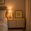 Ver imagem 3 de Quadro Decorativo Religioso 33x33 Oração Pai do Nosso Luz LED Vidro