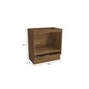 Ver imagem 4 de Balcão para Forno de Embutir Celeste Kappesberg 100% Mdf Nogueira/verde 80cm