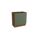 Ver imagem 1 de Balcão para Forno de Embutir Celeste Kappesberg 100% Mdf Nogueira/verde 80cm